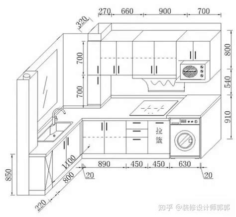 室內設計常用尺寸|廚房設計尺寸全攻略